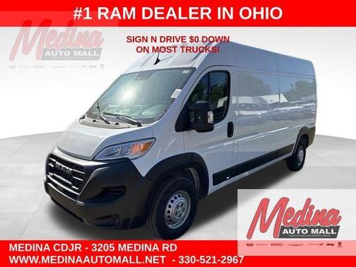 Bright White Clearcoat 2026 RAM ProMaster 2500 High Roof
