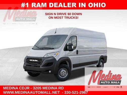 Bright White Clearcoat 2026 RAM ProMaster 2500 High Roof
