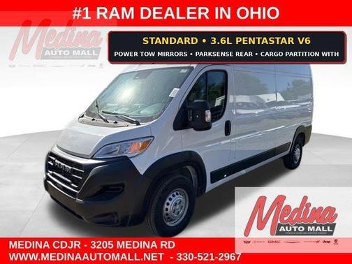 Bright White Clearcoat 2026 RAM ProMaster 2500 High Roof