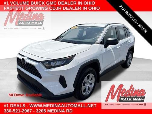 Super White 2020 Toyota RAV4 LE