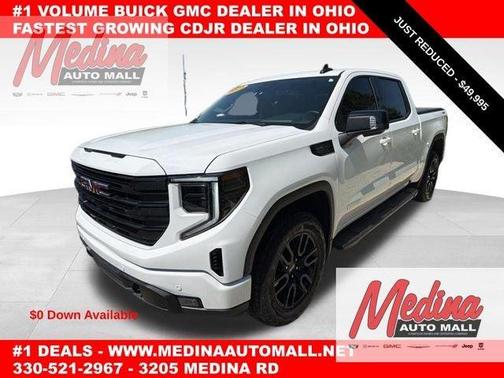 Summit White 2025 GMC Sierra 1500 Elevation