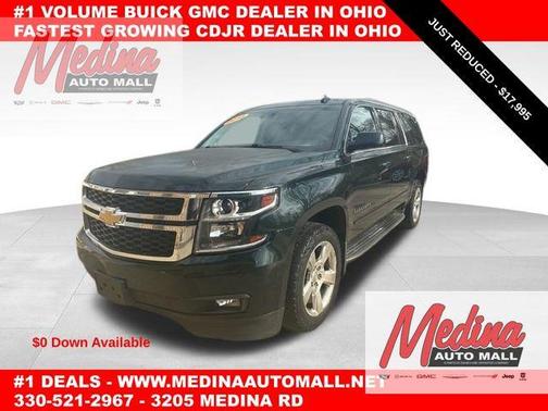 Green Envy Metallic 2016 Chevrolet Suburban LT