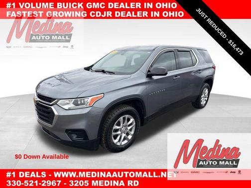 Satin Steel Metallic 2020 Chevrolet Traverse LS