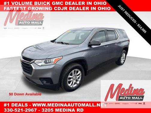 Satin Steel Metallic 2020 Chevrolet Traverse LS