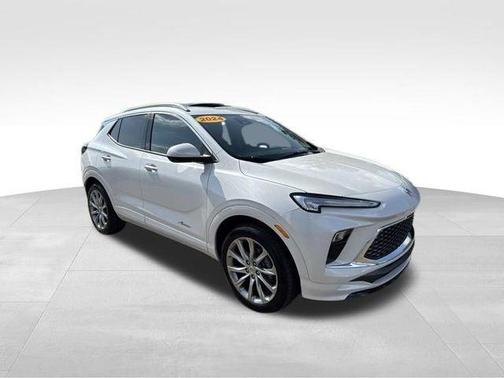 White Frost Tri-Coat 2024 Buick Encore GX Avenir
