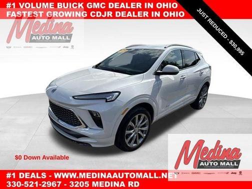 White Frost Tri-Coat 2024 Buick Encore GX Avenir