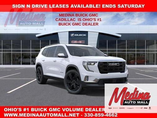 Summit White 2026 GMC Acadia Elevation