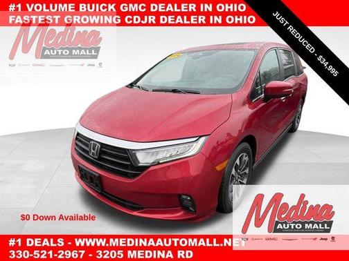 Radiant Red Metallic II 2024 Honda Odyssey EX-L