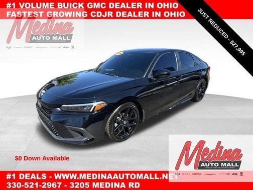 Crystal Black Pearl 2024 Honda Civic Sport