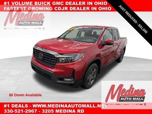 Radiant Red Metallic II 2023 Honda Ridgeline RTL