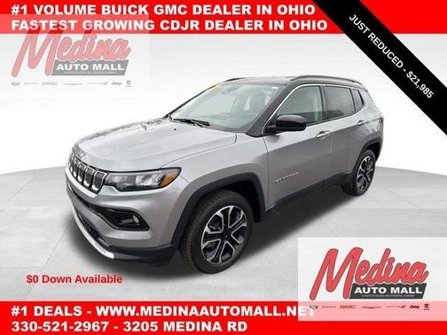 Billet Silver Metallic Clearcoat 2022 Jeep Compass Limited