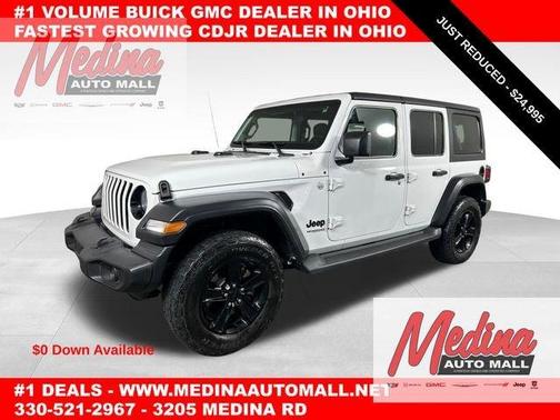 Bright White Clearcoat 2019 Jeep Wrangler Unlimited Sport