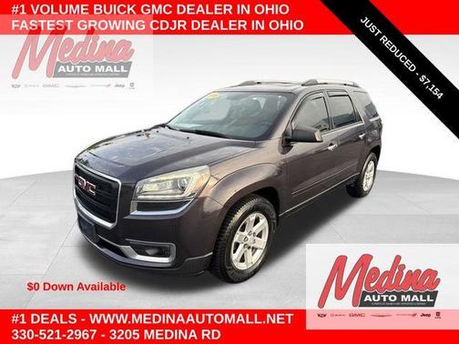 Midnight Amethyst Metallic 2015 GMC Acadia SLE-2