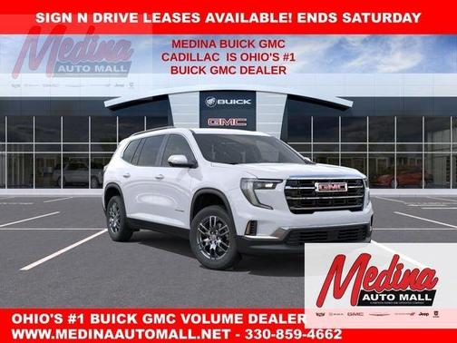 Summit White 2026 GMC Acadia Elevation