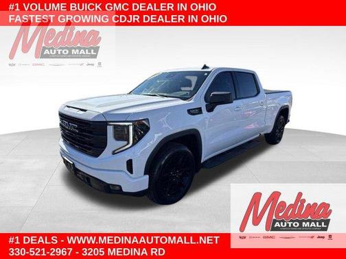 Summit White 2025 GMC Sierra 1500 Elevation