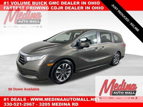 Pacific Pewter Metallic 2021 Honda Odyssey EX-L
