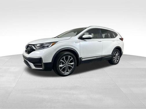 Platinum White Pearl 2021 Honda CR-V Hybrid Touring