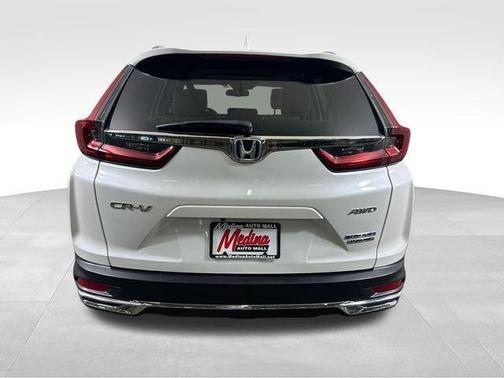 Platinum White Pearl 2021 Honda CR-V Hybrid Touring