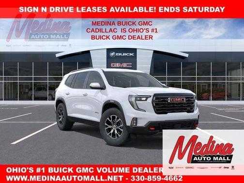 Summit White 2026 GMC Acadia AT4
