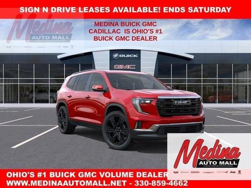Volcanic Red 2026 GMC Acadia Elevation
