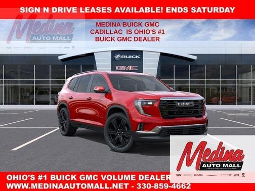 Volcanic Red 2026 GMC Acadia Elevation