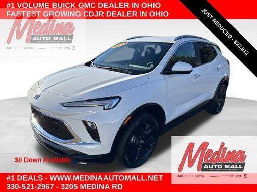 Summit White 2024 Buick Encore GX Sport Touring