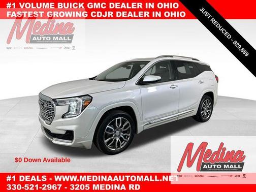 White Frost Tri-Coat 2023 GMC Terrain Denali