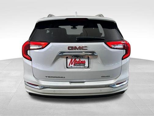 White Frost Tri-Coat 2023 GMC Terrain Denali