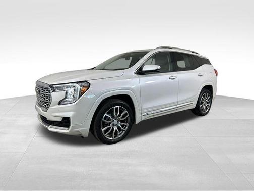 White Frost Tri-Coat 2023 GMC Terrain Denali