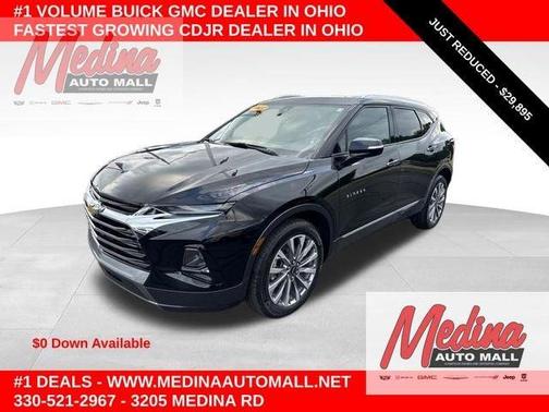 Black 2022 Chevrolet Blazer Premier