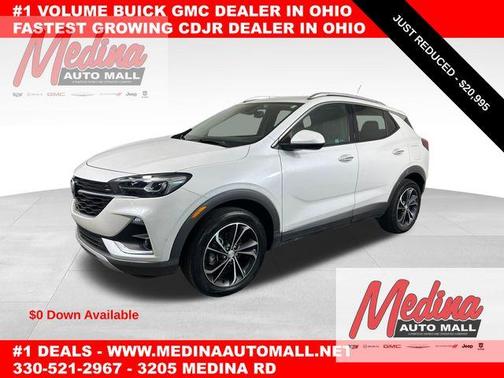 White Frost Tri-Coat 2021 Buick Encore GX Essence