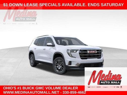 Summit White 2026 GMC Acadia Elevation