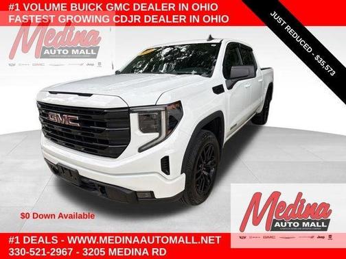 Summit White 2022 GMC Sierra 1500 Elevation