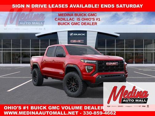 Volcanic Red 2026 GMC Canyon Elevation