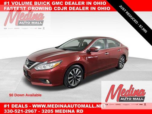 Red 2017 Nissan Altima 2.5 SV