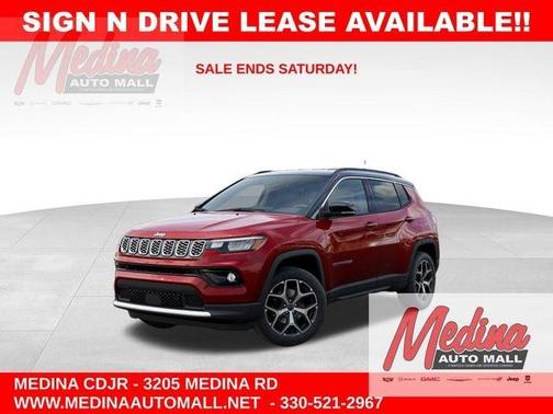 Red 2026 Jeep Compass Limited