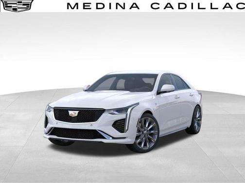 Summit White 2025 Cadillac CT4 Sport