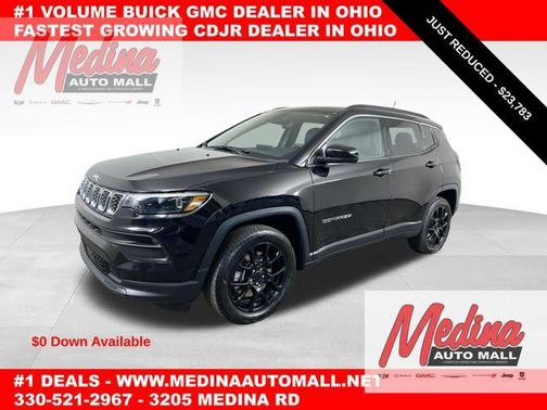 Diamond Black 2024 Jeep Compass Latitude Lux