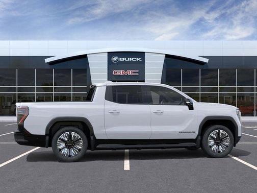 Summit White 2026 GMC Sierra EV Elevation