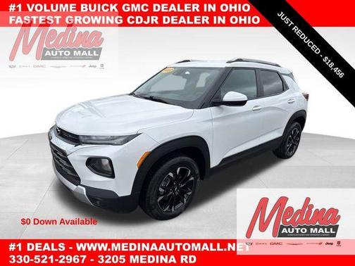 Summit White 2022 Chevrolet Trailblazer LT