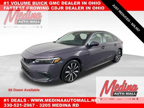 Sonic Gray Pearl 2024 Honda Civic EX-L