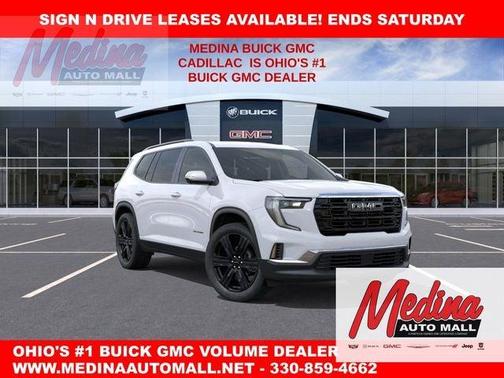 Summit White 2026 GMC Acadia Elevation