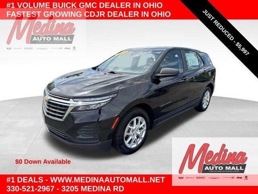 Mosaic Black Metallic 2022 Chevrolet Equinox LS