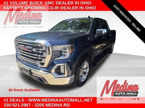 Pacific Blue Metallic 2020 GMC Sierra 1500 SLT