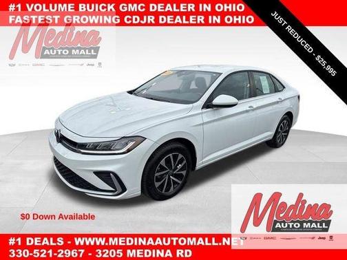Pure White 2025 Volkswagen Jetta 1.5T S