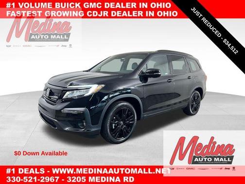 Crystal Black Pearl 2021 Honda Pilot Black Edition