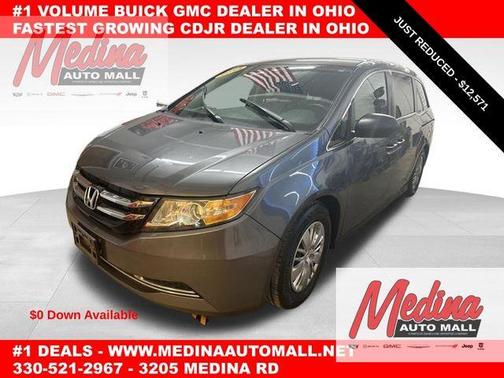 Alabaster Silver Metallic 2014 Honda Odyssey LX