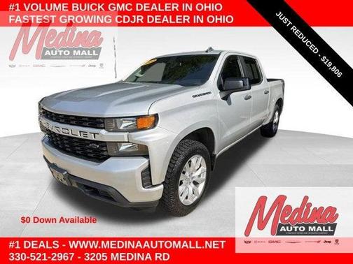 Silver Ice Metallic 2020 Chevrolet Silverado 1500 Custom