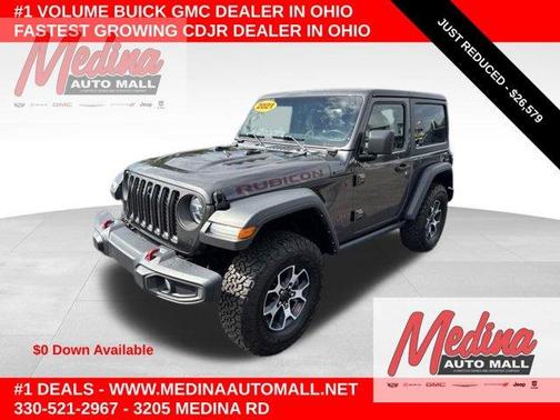 Granite Crystal Clearcoat Metallic 2021 Jeep Wrangler Rubicon