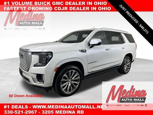 White Frost Tri-Coat 2021 GMC Yukon Denali